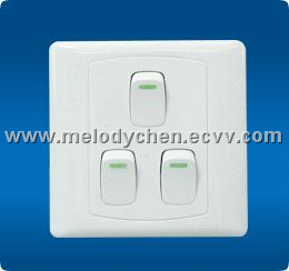 Wall Switch (Three gangs)